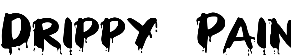 Drippy Paint Normal Font Download Free